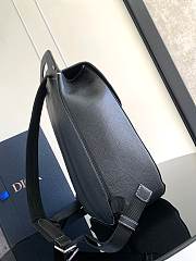Dior Gallop Backpack Black Grained Calfskin Size 28 x 40 x 12 cm - 2