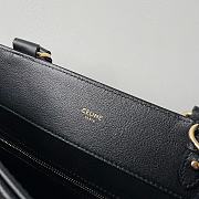 Celine Medium Appoline Bag In Supple Calfskin Black Size 37.5 X 22 X 16 CM - 5