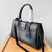 Celine Medium Appoline Bag In Supple Calfskin Black Size 37.5 X 22 X 16 CM - 3
