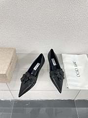 Jimmy Choo Rosalia Flowers 65 Rose Nappa Leather Pumps With Flowers Black - 4