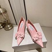 Jimmy Choo Rosalia Flowers 65 Rose Nappa Leather Pumps With Flowers Pink - 3