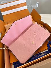 Louis Vuitton M82608 Pochette Félicie Bag Rose Pink Size 21 x 12 x 3 cm - 5