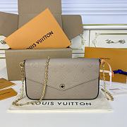 Louis Vuitton M82609 Pochette Félicie Bag Dune Beige Size 21 x 12 x 3 cm - 1