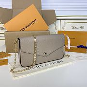 Louis Vuitton M82609 Pochette Félicie Bag Dune Beige Size 21 x 12 x 3 cm - 5