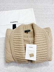 Chanel Cashmere Wool & Silk Beige Cardigan - 2