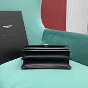 YSL Sunset Medium In Smooth Leather Black/Gold Size 442906 Size 20x16x6 cm - 4