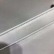 YSL Sunset Medium In Smooth Leather Blanc Vintage Size 442906 Size 20x16x6 cm - 4