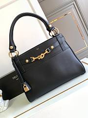 Celine Medium Annabel Bag In Supple Calfskin Black Size 36.5 X 28.5 X 10 CM - 1