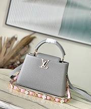 Louis Vuitton M23280 Capucines BB Bag Grey Size 18 x 27 x 9 cm - 1