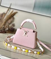 Louis Vuitton M23363 Capucines Mini Bag Jasmine Pink Size 14 x 21 x 8 cm - 1