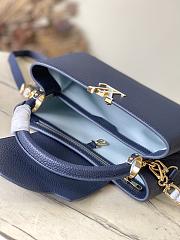 Louis Vuitton M23199 Capucines MM Bag Blue Size 31.5 × 20 × 11 cm - 3