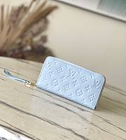 Louis Vuitton M83225 Zippy Wallet Blue Size 19.5 x 10.5 x 2.5 cm - 1