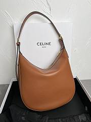 Celine Heloise Cuir Triomphe Bag In Supple Calfskin Tan Size 30 X 28.5 X 8 CM - 4