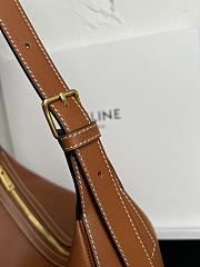 Celine Heloise Cuir Triomphe Bag In Supple Calfskin Tan Size 30 X 28.5 X 8 CM - 2