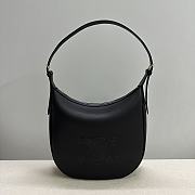 Celine Heloise Cuir Triomphe Bag In Supple Calfskin Black Size 30 X 28.5 X 8 CM - 1