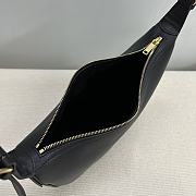 Celine Heloise Cuir Triomphe Bag In Supple Calfskin Black Size 30 X 28.5 X 8 CM - 4