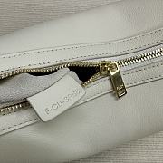 Celine Heloise Cuir Triomphe Bag In Supple Calfskin Light Stone Size 30 X 28.5 X 8 CM - 4