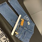 Loewe Anagram Baggy Jeans In Denim - 5