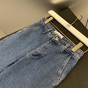 Loewe Anagram Baggy Jeans In Denim - 3