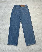 Loewe Anagram Jeans In Denim - 2