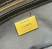 Fendi Baguette Black Nappa Leather Bag Size 27x6x15 cm - 4