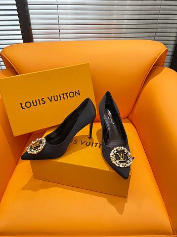 Louis Vuitton Met Pumps Black 9cm