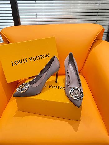 Louis Vuitton Met Pumps Grey 9cm