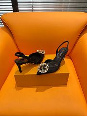 Louis Vuitton Met Slingbacks Black 6.5cm - 5