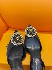 Louis Vuitton Met Slingbacks Black 6.5cm - 3