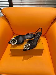 Louis Vuitton Met Slingbacks Black 6.5cm - 4