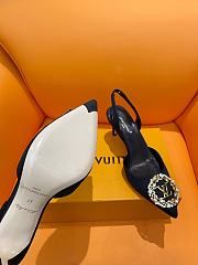 Louis Vuitton Met Slingbacks Black 6.5cm - 2