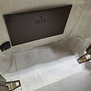 Gucci Ophidia GG Mini Top Handle Bag ‎772157 Beige/Ebony Size 17x16.5x9.5cm - 3