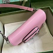 Gucci Horsebit 1955 Mini Shoulder Bag 774209 Pink Size 19.5cm - 2