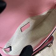 Gucci Horsebit 1955 Mini Shoulder Bag 774209 Pink Size 19.5cm - 4