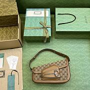 Gucci Horsebit 1955 Shoulder Bag 764155 Beige&Ebony Size 26.5 cm - 3