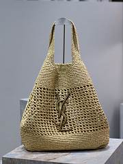 YSL Icare In Raffia 772191 - 5