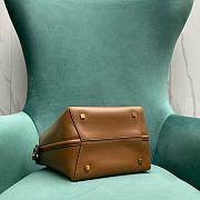 YSL Le 37 In Shiny Leather 742828 Brown Size 20 X 25 X 16 CM - 5