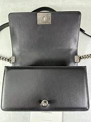 Chanel Boy Handbag Black Calfskin A67086 Size 15 × 25 × 9 cm - 4