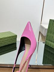 Gucci Signoria Slingback Pump 782832 Pink Patent 4.5cm - 4