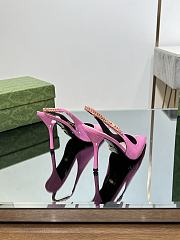 Gucci Signoria Slingback Pump 783821 Pink Patent 10.5cm - 2