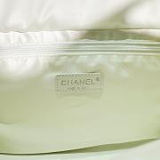 Chanel Large Bowling Bag Nylon & Silver-Tone Metal White AS4364 Size 16 × 35 × 20 cm - 5