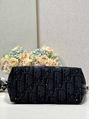 Dior Weekender 40 Bag Black Maxi Dior Oblique Jacquard Size 40 x 33 x 22.5 cm - 5