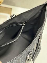 Dior Weekender 40 Bag Black Maxi Dior Oblique Jacquard Size 40 x 33 x 22.5 cm - 4
