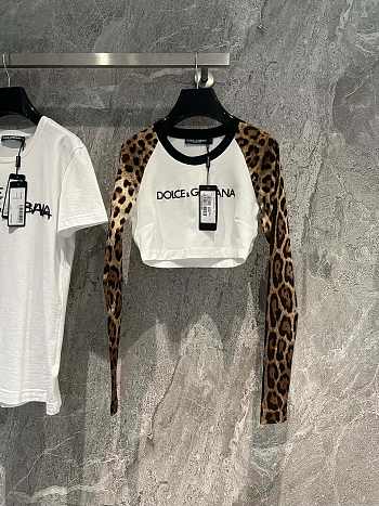 Long-Sleeved T-Shirt With Dolce&Gabbana Logo