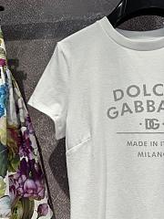 Jersey T-Shirt With Dolce&Gabbana Lettering - 5