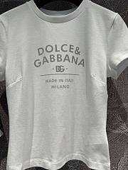 Jersey T-Shirt With Dolce&Gabbana Lettering - 2