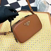 Prada Odette Leather Mini-bag Brown Size 13x18x6 cm - 4