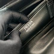 Prada Leather Top-Handle Bag Black Size 24x12x8 cm - 4