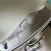 Gucci Horsebit 1955 Small Shoulder Bag 735178 White Leather Size 24x13x5.5 cm - 3