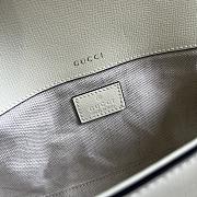 Gucci Horsebit 1955 Small Shoulder Bag 735178 White Leather Size 24x13x5.5 cm - 2